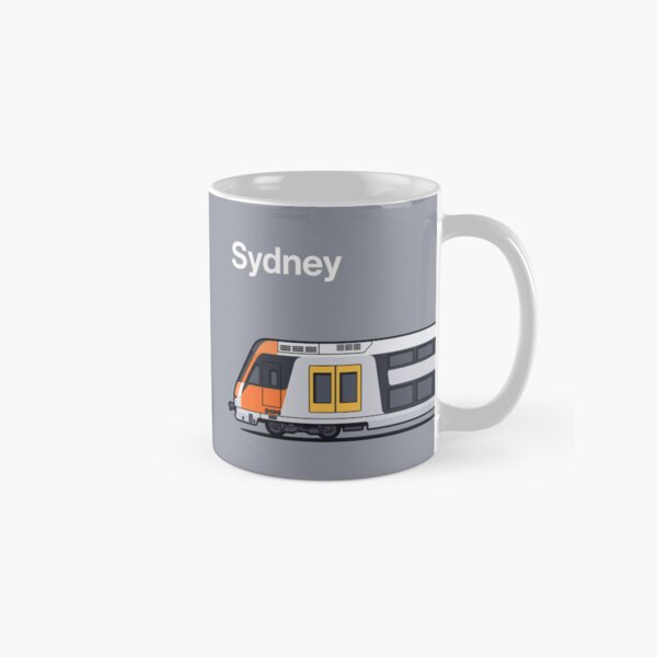 Item preview, Sydney B Set Grey Waratah World Train Side Australia designed and sold by VoodooCircus.