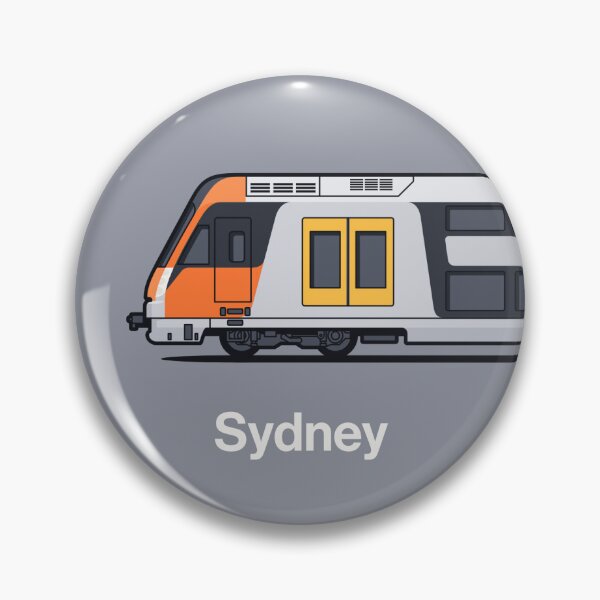 Item preview, Sydney B Set Grey Waratah World Train Side Australia designed and sold by VoodooCircus.