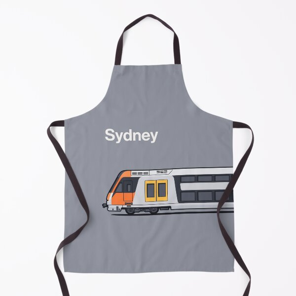 Item preview, Sydney B Set Grey Waratah World Train Side Australia designed and sold by VoodooCircus.