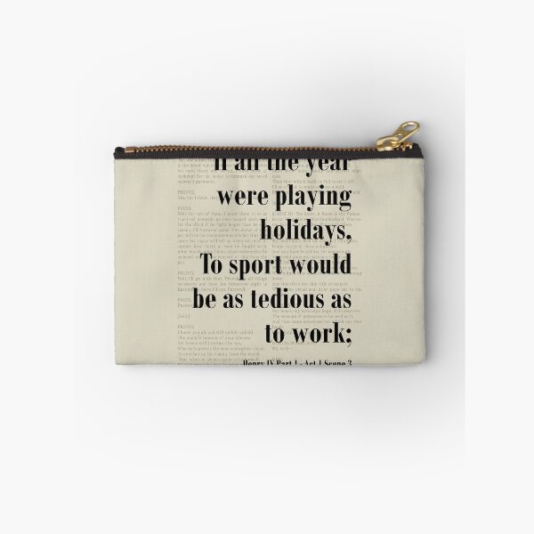 Item preview, Playing Holidays Henry IV Shakespeare Quote Literature designed and sold by kakarikihill.
