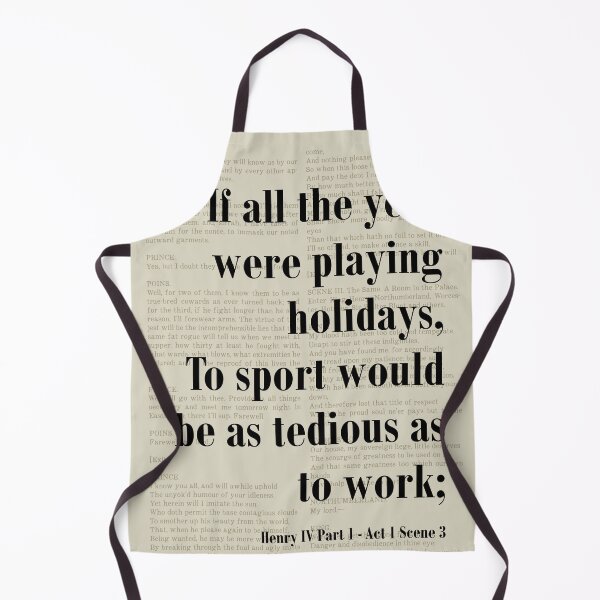 Item preview, Playing Holidays Henry IV Shakespeare Quote Literature designed and sold by kakarikihill.
