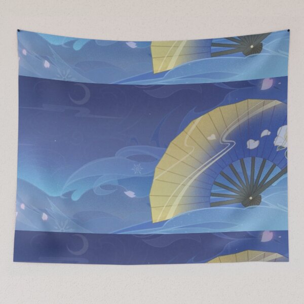 Item preview, Genshin Impact Name Card Kamisato Ayaka: Folding Fan designed and sold by Geraldine-N.