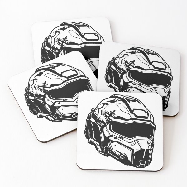 Item preview, Military Tactical Helmet Futuristic Combat Army Headgear designed and sold by inkoutninja.