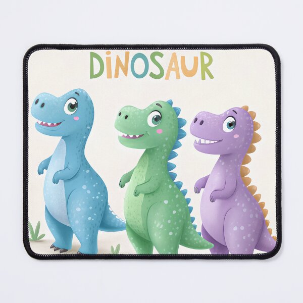 Item preview, Cute Cartoon Dinosaur Trio Illustration designed and sold by Nawastyle.