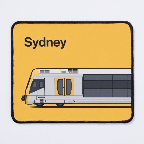Item preview, Sydney H Set Yellow Oscar World Train Side Australia designed and sold by VoodooCircus.