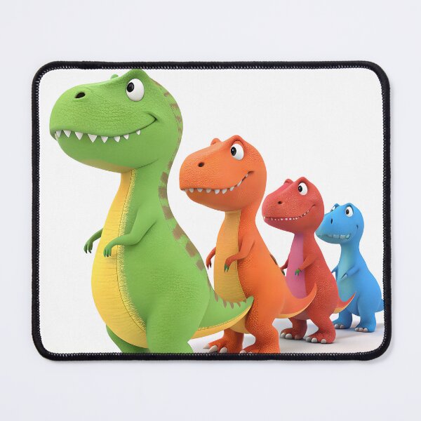 Item preview, Cute Cartoon Dinosaur Trio Illustration designed and sold by Nawastyle.