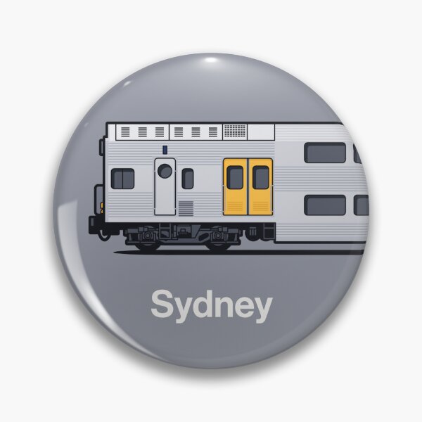 Item preview, Sydney K Set Grey World Train Side Australia designed and sold by VoodooCircus.