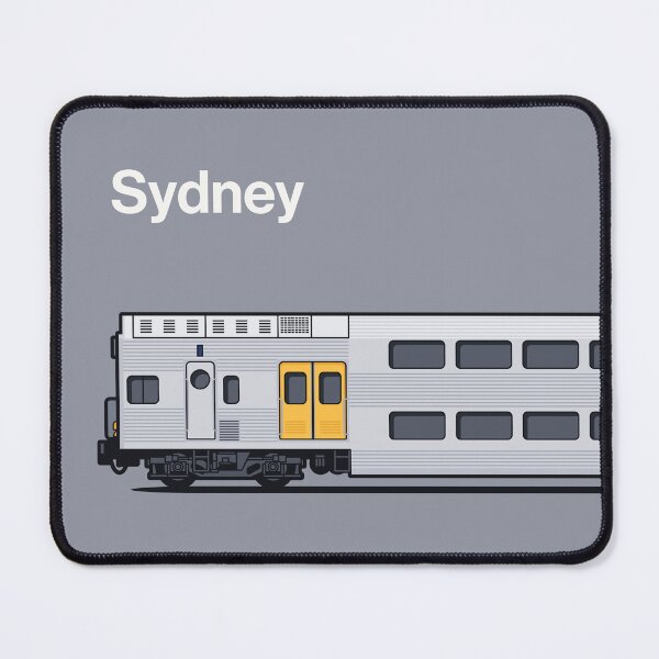 Item preview, Sydney K Set Grey World Train Side Australia designed and sold by VoodooCircus.
