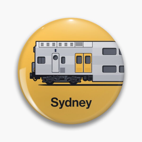 Item preview, Sydney K Set Yellow World Train Side Australia designed and sold by VoodooCircus.