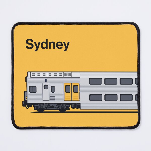 Item preview, Sydney K Set Yellow World Train Side Australia designed and sold by VoodooCircus.