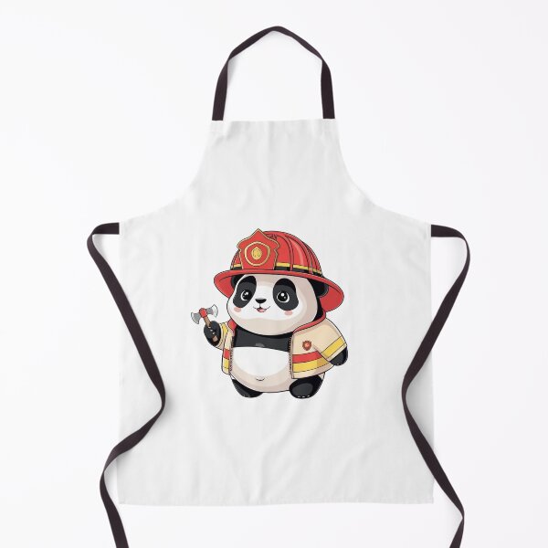 Item preview, Kawaii Chibi Firefighter Panda designed and sold by mancikart.
