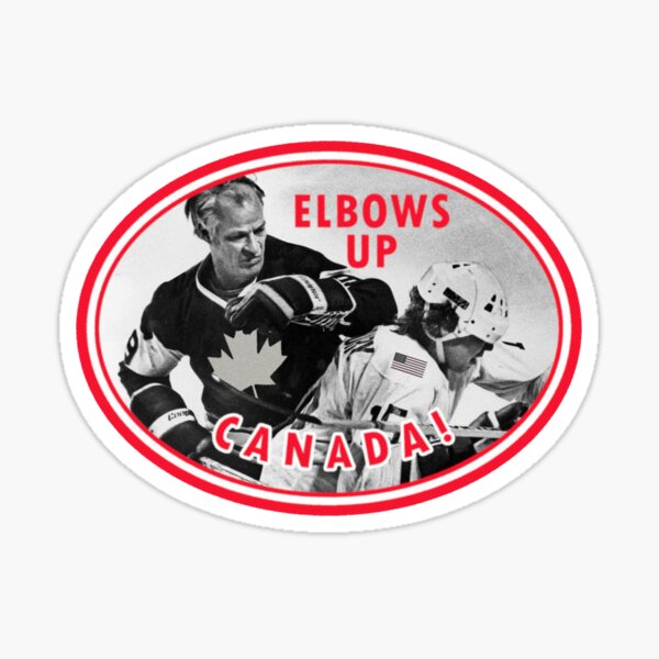 Item preview, ELBOWS UP CANADA HOCKEY designed and sold by hilda74.