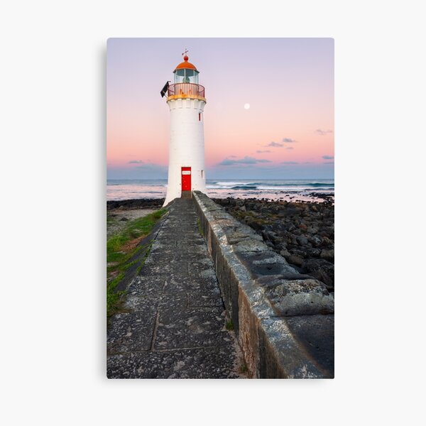 Item preview, Port Fairy Lighthouse Moonrise, Victoria, Australia designed and sold by Michael Boniwell.
