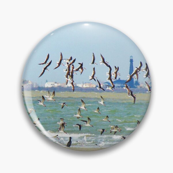 Item preview, Great Wave of Sea Birds Flying designed and sold by The Cat Down the Road.