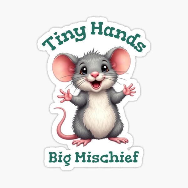 Item preview, Tiny Hands Pet Rat designed and sold by Sachie's Studio.