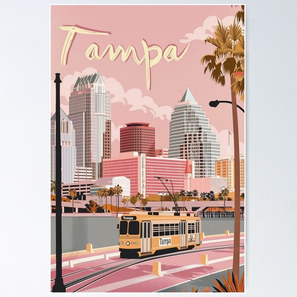 Item preview, Tampa Riverwalk designed and sold by BernaThony.