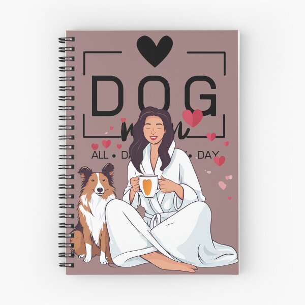Item preview, Dog Mom All Day Every Day – Cozy Morning with a Shetland Sheepdog designed and sold by GoodyPaws.
