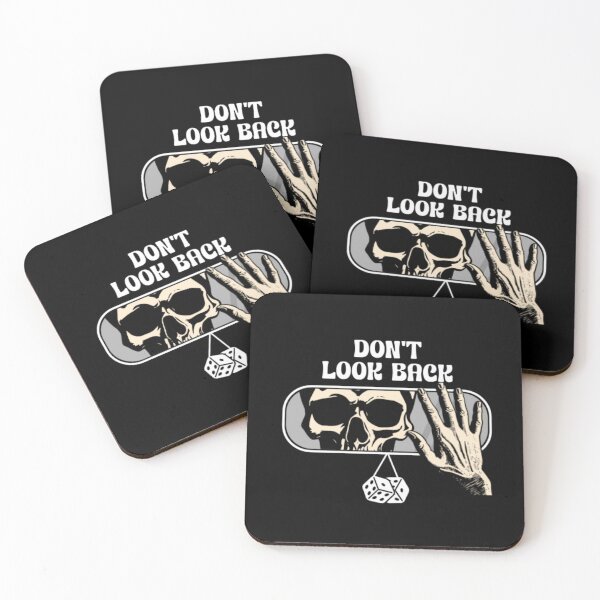 Item preview, "Don't Look Back" – Bold Motivational & Inspirational Typography Design designed and sold by Colorful-Garden.