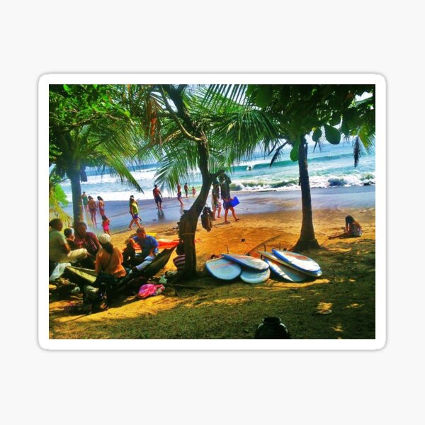 Aperçu de l'œuvre Vente de cours de surf à Playa Avellanas Beach, Costa Rica créée et vendue par The Cat Down the Road.