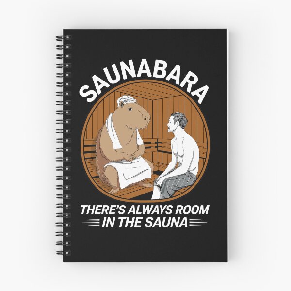 Item preview,  Saunabara Capybara Friendship "There's always room in the sauna" designed and sold by SubtleSplit.