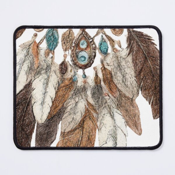 Item preview, boho chic feather necklace, designed and sold by Hen-C-Art.