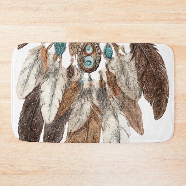 Item preview, boho chic feather necklace,  designed and sold by Hen-C-Art.