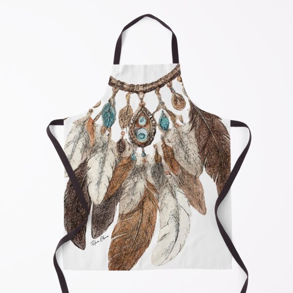 Item preview, boho chic feather necklace, designed and sold by Hen-C-Art.