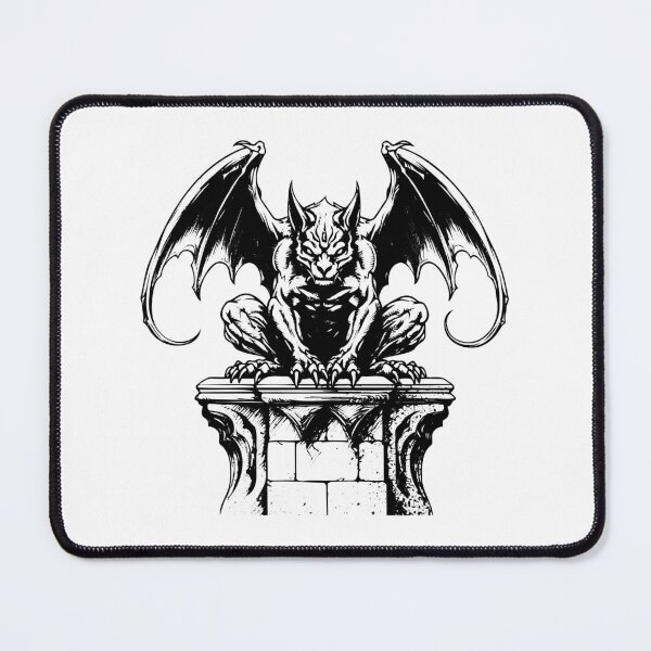 Item preview, Gargoyle Gothic Statue Diablo Sculpture Demon Stone Evil designed and sold by inkoutninja.