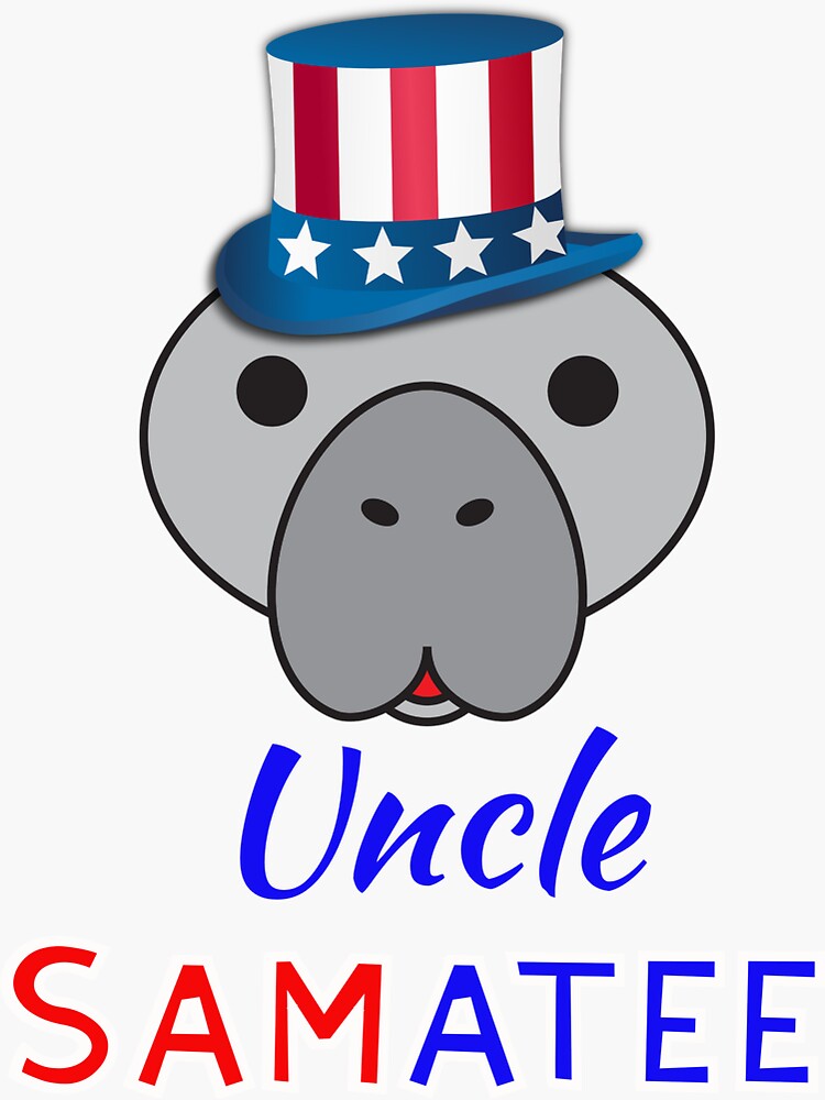 Uncle SAMatee Uncle Sam Manatee by Pillow-Chat