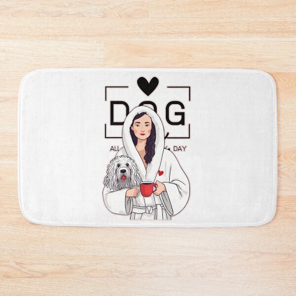Item preview, Dog Mom All Day Every Day – Cozy Morning with a Komondor designed and sold by GoodyPaws.