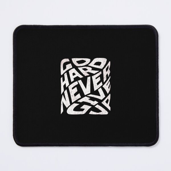 Item preview, "Go Hard, Never Give Up" – Motivational and Inspirational Hustle Design designed and sold by Colorful-Garden.
