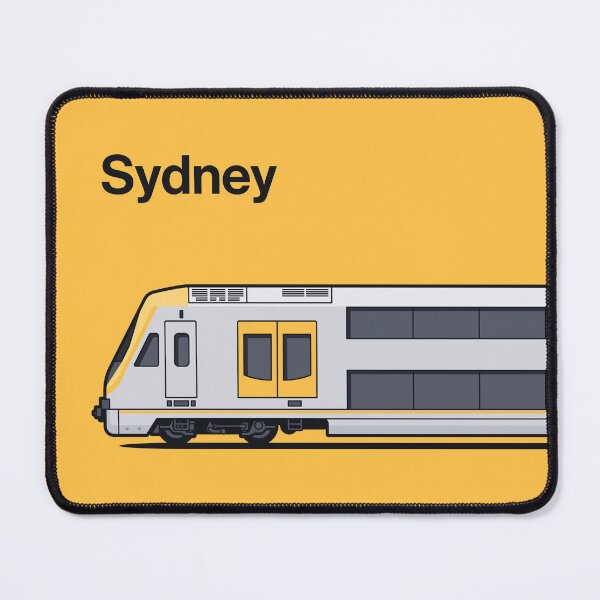 Item preview, Sydney M Set Yellow Millennium World Train Side Australia designed and sold by VoodooCircus.