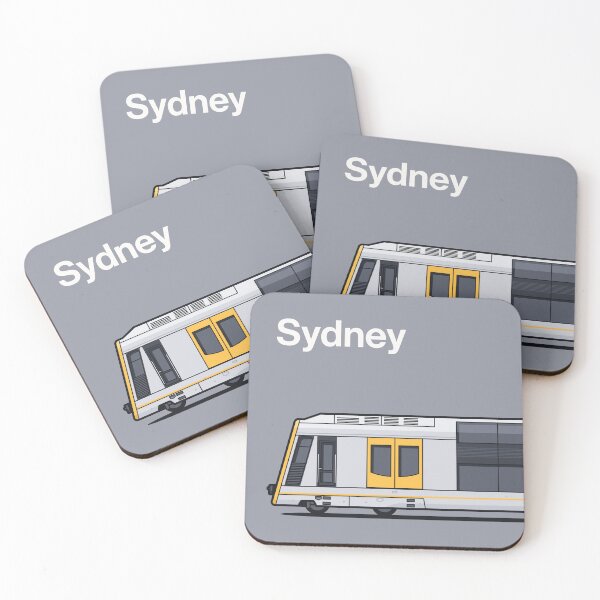 Item preview, Sydney T Set Grey Tangara World Train Side Australia designed and sold by VoodooCircus.