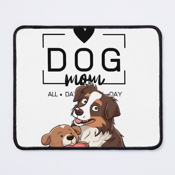 Item preview, Adorable Australian Shepherd with a Plush Teddy Bear – Cartoon Illustration designed and sold by GoodyPaws.