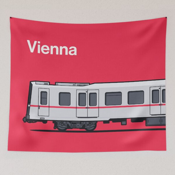Item preview, Vienna Type X Red World Train Side Austria designed and sold by VoodooCircus.