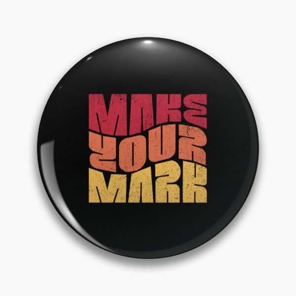 Item preview, "Make Your Mark" – Bold Motivational & Inspirational Typography Design designed and sold by Colorful-Garden.