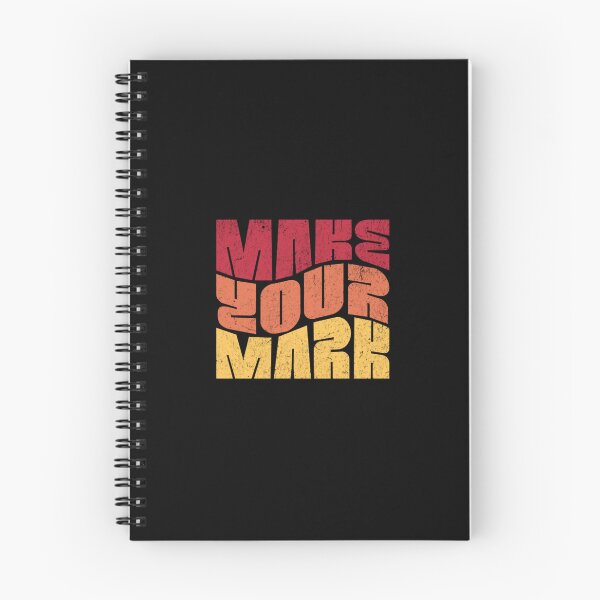Item preview, "Make Your Mark" – Bold Motivational & Inspirational Typography Design designed and sold by Colorful-Garden.