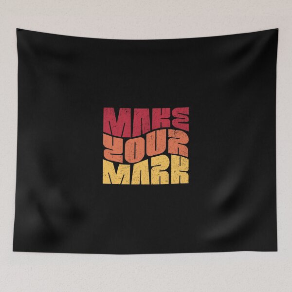 Item preview, "Make Your Mark" – Bold Motivational & Inspirational Typography Design designed and sold by Colorful-Garden.