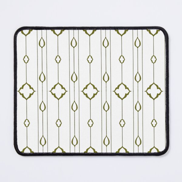 Item preview, Beaded Curtain: olive green on white designed and sold by katzenfloofder.