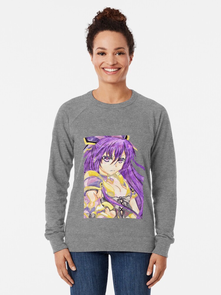 Get Wallpaper Date Or Alive Tohka Yatogami Fanart Lightweight Sweatshirt By For Free