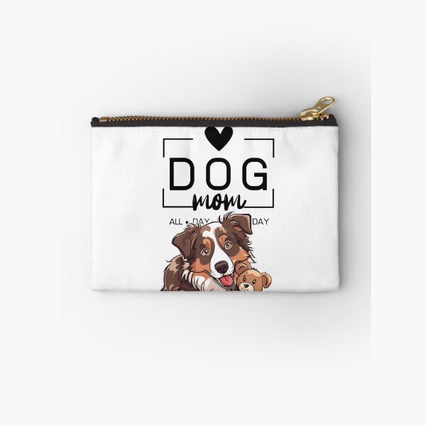 Item preview,  Adorable Australian Shepherd with a Plush Teddy Bear – Cartoon Illustration designed and sold by GoodyPaws.
