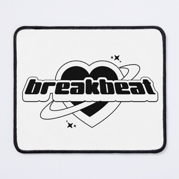Item preview, BREAKBEAT  - Breaks Heart Y2K (black)  designed and sold by Discothreadz.