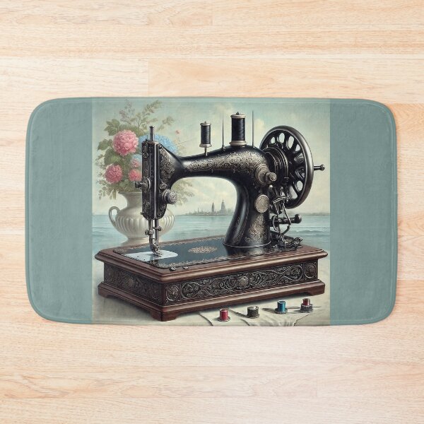 Item preview, Antique Sewing Machine,Old Vintage Gift for Quilters Sew, Sewers designed and sold by TheTimeTaxi.