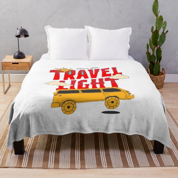 Item preview, "Travel Light" – Minimalist Adventure & Wanderlust-Inspired Design designed and sold by Colorful-Garden.