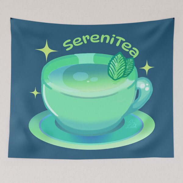 Item preview, SereniTea- Aesthetic Drink Art designed and sold by LirielPerez.
