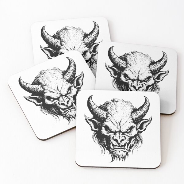 Item preview, Gargoyle Gothic Statue Diablo Demon Face Myth Sculpture designed and sold by inkoutninja.