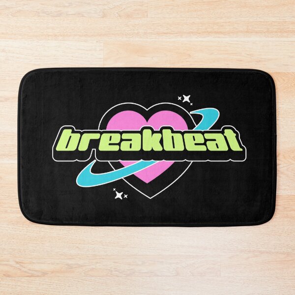 Item preview, BREAKBEAT  - Breaks Heart Y2K (lime/pink)  designed and sold by Discothreadz.