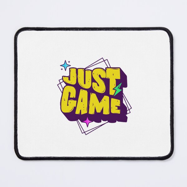 Item preview, "Just Game" – Minimalist Gamer Aesthetic Design for True Gaming Enthusiasts designed and sold by Colorful-Garden.
