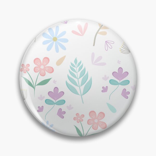 Item preview, A floral pattern in soft pastel tones.  designed and sold by Alynek-Design.