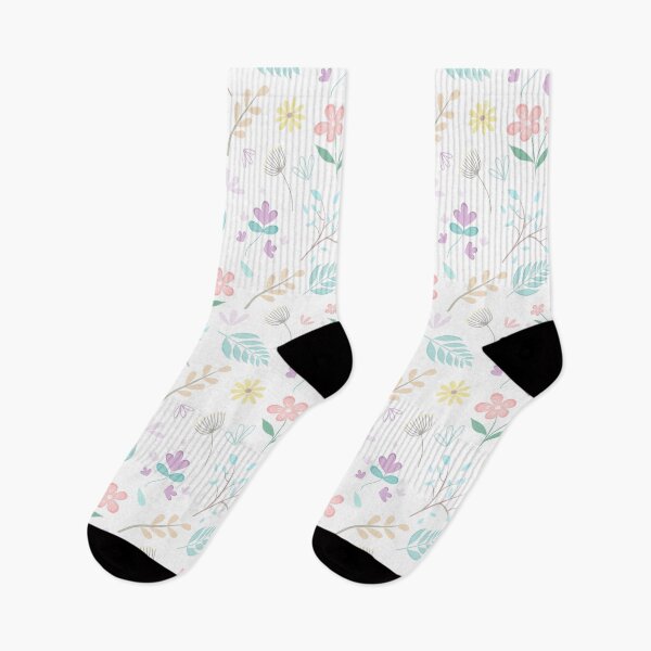 Item preview, A floral pattern in soft pastel tones.  designed and sold by Alynek-Design.